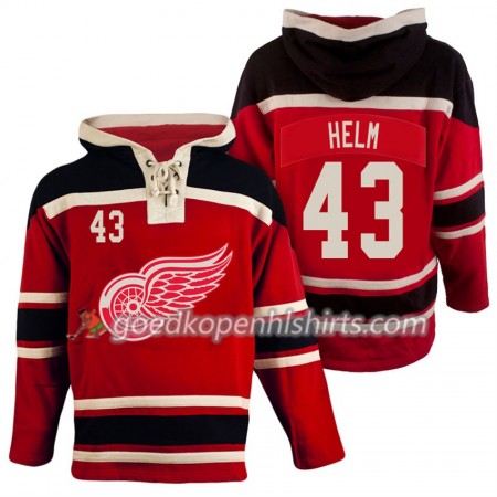 Detroit Red Wings Darren Helm 43 Rood Hoodie Sawyer - Mannen